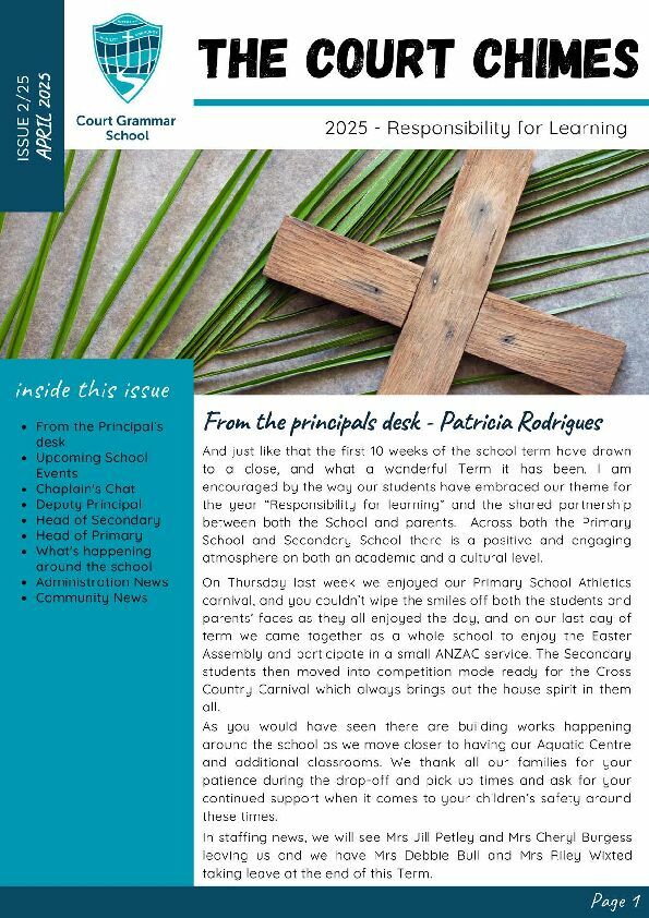 Court Chimes Issue 2 2025