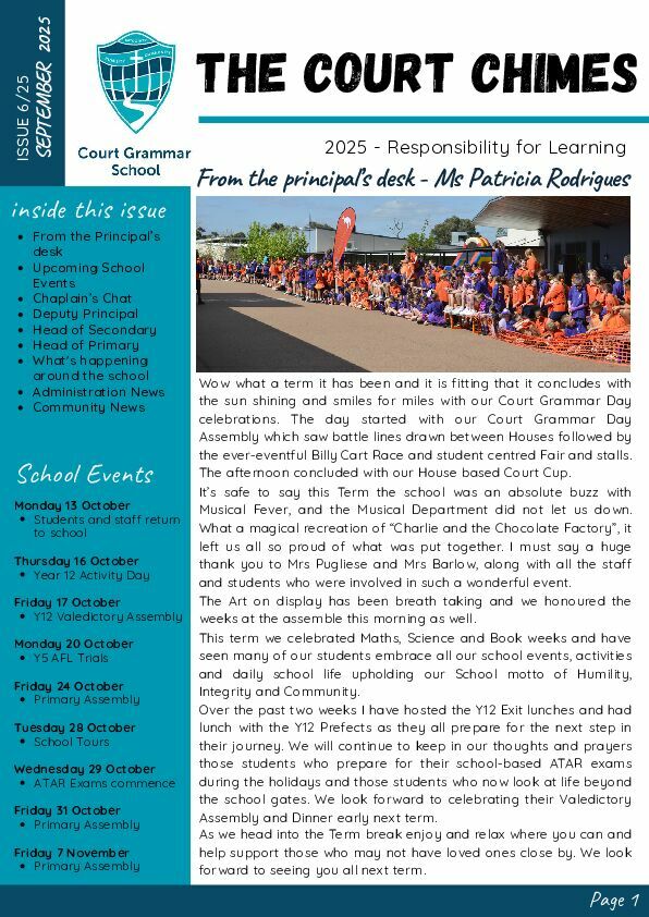 Court Chimes Issue 6 2025