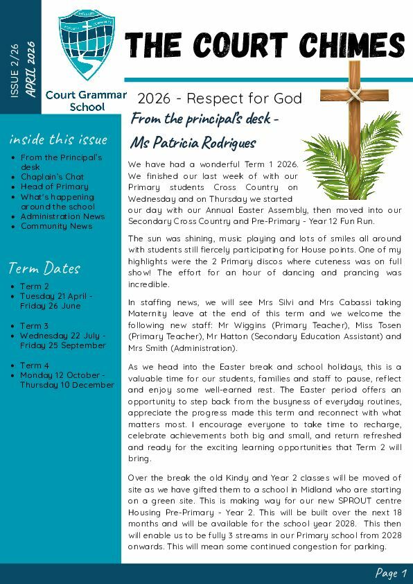 Court Chimes Newsletter Issue 2 2026