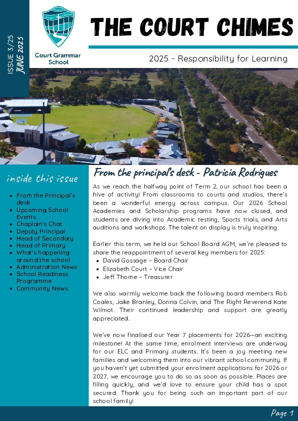 The Court Chimes Newsletter 3 2025 for website